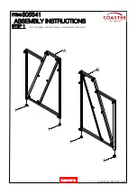 Preview for 5 page of Coaster 805541 Assembly Instructions Manual