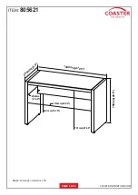 Preview for 6 page of Coaster 805621 Assembly Instructions Manual