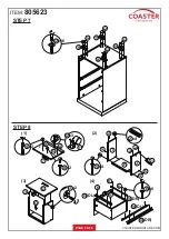 Preview for 6 page of Coaster 805623 Assembly Instructions Manual