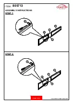 Preview for 4 page of Coaster 805713 Assembly Instructions Manual