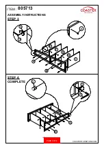 Preview for 5 page of Coaster 805713 Assembly Instructions Manual