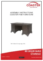 Coaster 881282 Assembly Instructions Manual preview