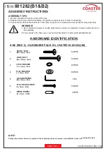 Preview for 3 page of Coaster 881282 Assembly Instructions Manual