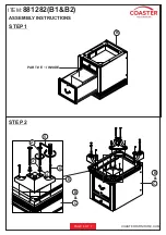 Preview for 4 page of Coaster 881282 Assembly Instructions Manual