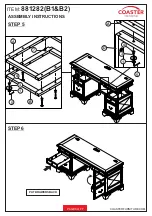 Preview for 6 page of Coaster 881282 Assembly Instructions Manual