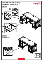 Preview for 7 page of Coaster 881282 Assembly Instructions Manual