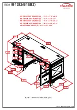 Preview for 8 page of Coaster 881282 Assembly Instructions Manual