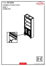 Preview for 3 page of Coaster 881286 Assembly Instructions Manual