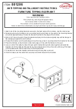 Preview for 5 page of Coaster 881286 Assembly Instructions Manual