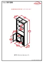 Preview for 8 page of Coaster 881286 Assembly Instructions Manual