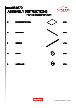 Preview for 4 page of Coaster 881572 Assembly Instructions Manual