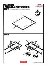 Preview for 6 page of Coaster 881572 Assembly Instructions Manual