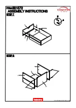 Preview for 9 page of Coaster 881572 Assembly Instructions Manual