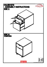 Preview for 11 page of Coaster 881572 Assembly Instructions Manual