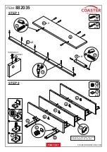 Preview for 3 page of Coaster 882035 Assembly Instructions Manual