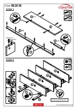 Предварительный просмотр 3 страницы Coaster 882036 Assembly Instructions Manual