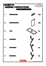 Preview for 4 page of Coaster 882116 Assembly Instructions Manual