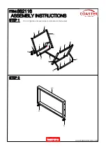 Preview for 7 page of Coaster 882116 Assembly Instructions Manual