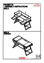 Preview for 12 page of Coaster 882116 Assembly Instructions Manual