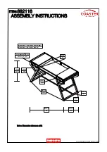 Preview for 13 page of Coaster 882116 Assembly Instructions Manual