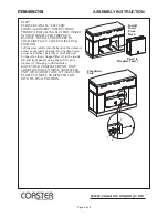 Preview for 6 page of Coaster 900374N Assembly Instruction Manual