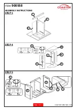 Preview for 7 page of Coaster 900558 Assembly Instructions Manual