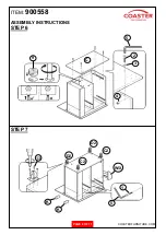 Preview for 8 page of Coaster 900558 Assembly Instructions Manual