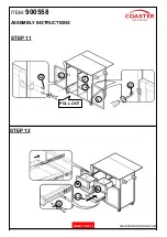 Preview for 10 page of Coaster 900558 Assembly Instructions Manual