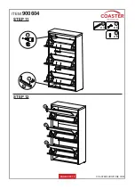 Preview for 9 page of Coaster 900604 Assembly Instructions Manual