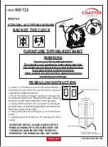 Предварительный просмотр 6 страницы Coaster 900723 Assembly Instructions Manual