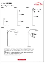 Preview for 3 page of Coaster 901490 Assembly Instructions