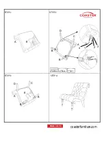 Preview for 3 page of Coaster 902176 Assembly Instructions