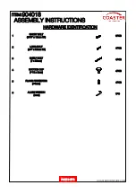 Preview for 3 page of Coaster 904018 Assembly Instructions Manual