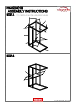 Preview for 4 page of Coaster 904018 Assembly Instructions Manual