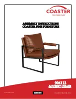 Preview for 1 page of Coaster 904112 Assembly Instructions