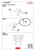 Preview for 3 page of Coaster 905547 Assembly Instructions