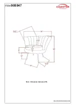 Preview for 4 page of Coaster 905547 Assembly Instructions