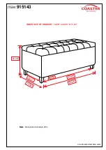 Preview for 4 page of Coaster 915143 Assembly Instructions