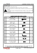 Preview for 3 page of Coaster 930133 Assembly Instructions