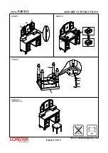 Preview for 5 page of Coaster 930133 Assembly Instructions