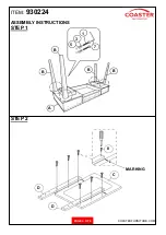 Preview for 4 page of Coaster 930224 Assembly Instructions Manual