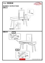 Preview for 5 page of Coaster 930224 Assembly Instructions Manual