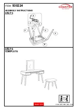 Preview for 6 page of Coaster 930224 Assembly Instructions Manual