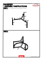 Предварительный просмотр 4 страницы Coaster 930251 Assembly Instructions Manual