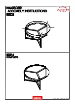 Предварительный просмотр 5 страницы Coaster 930251 Assembly Instructions Manual