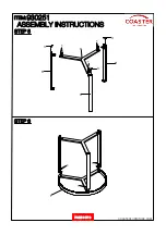 Предварительный просмотр 6 страницы Coaster 930251 Assembly Instructions Manual