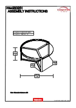 Предварительный просмотр 8 страницы Coaster 930251 Assembly Instructions Manual