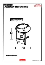 Предварительный просмотр 9 страницы Coaster 930251 Assembly Instructions Manual