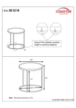 Preview for 4 page of Coaster 931214 Assembly Instructions