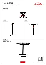 Preview for 3 page of Coaster 935882 Assembly Instructions